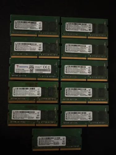 Lote memória DDR4 4GB
