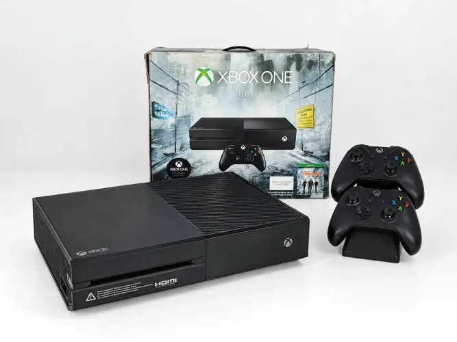 Xbox One Fat 1TB + 2 Controles Wireless + Jogo The Division