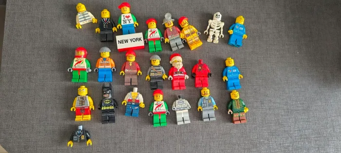 Lote mini figures lego city variadas 