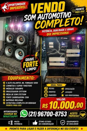 Vendo carrocinha de som automotivo 