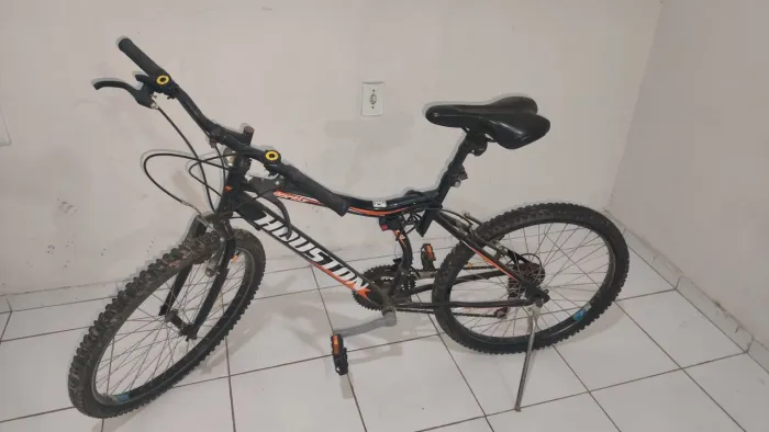 Bicicleta Houston Atlantis Land At241q Aro 24 21 Marchas Cor Preto