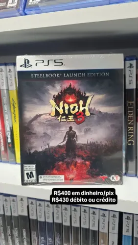 Nioh 3 ps5 steelbook
