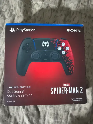 Controle PS5 edição spider man semi-novo