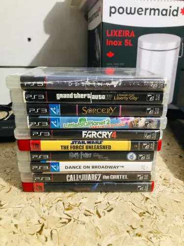 Lote c/ 10 jogos PS3