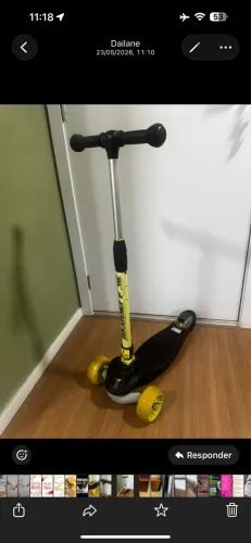 Skatenet Led Pro Dobravel Bandeirante