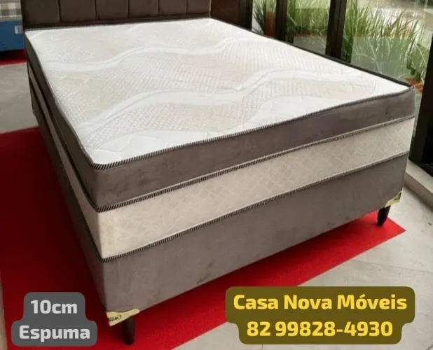 Cama Box Casal 10cm