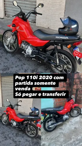 Moto pop 110i só venda