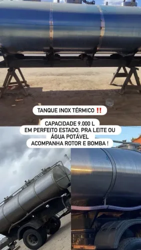 Tanque Térmico Inox 9000 Litros