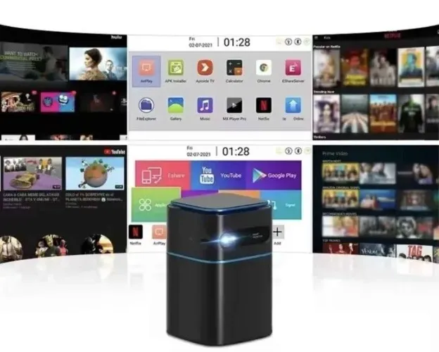 Mini Projetor SMART 4k 130"