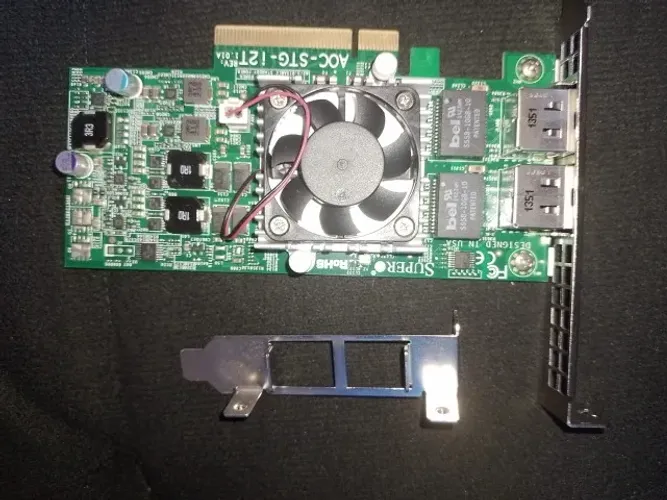 Supermicro Adaptador AOC-STG-i2T 2 portas 10 Gigabit Ethernet PCI-Express 2.1