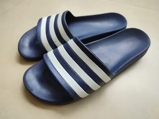 Chinelo Adidas Adilette Aqua Slide Unissex Azul Escuro Tam.38 Original