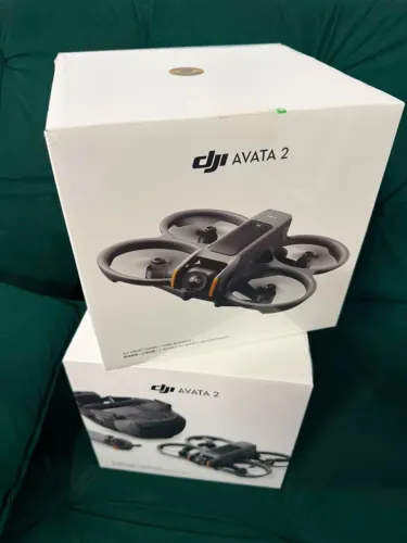 Drone Dji Avata 2 kit smart combo flymore 3 baterias Anatel Br Lacrado Anatel - Nota Fisca