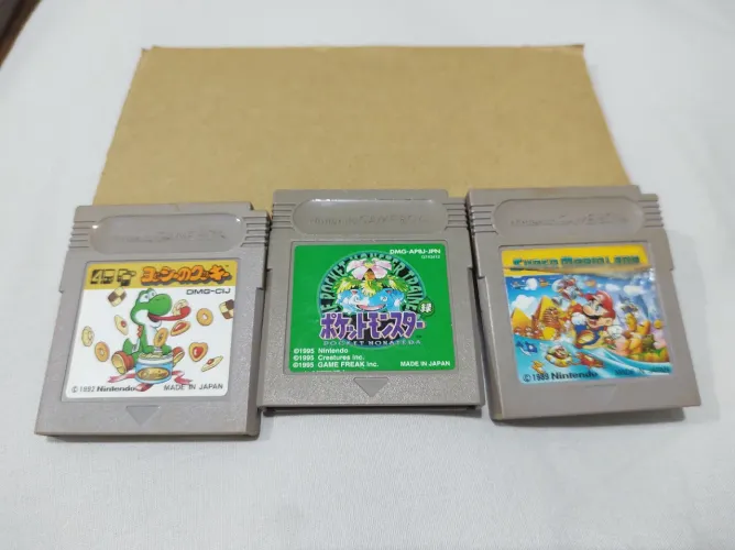 Lote 3 jogos de game boy 