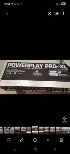 VENDO POWERPLAY PRO HA 4700 Beringer  Valor R$ 650.00 tratar fone zapp *