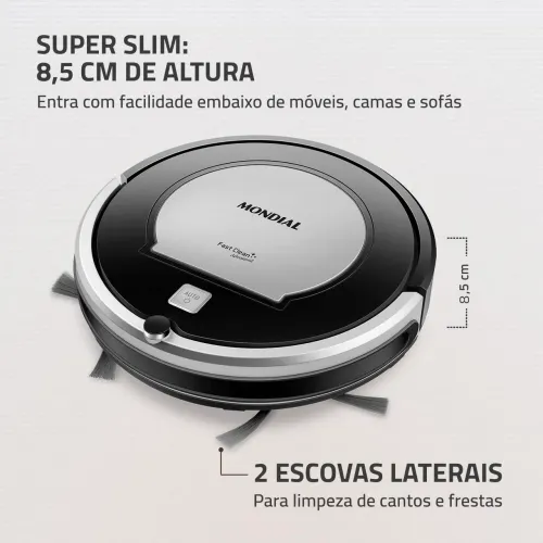 Aspirador Robô Mondial Fast Clean Advanced