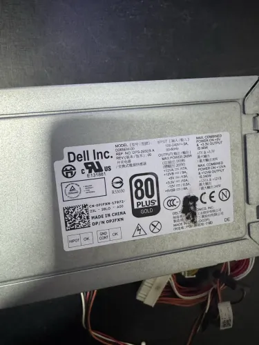Fonte ATX Dell Original 265W 80 Plus Bronze H265AM-00 Delta