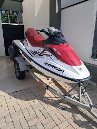 Jet ski sea doo gti ano 2008 com carreta rodoviária