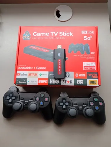 Game Box VÍdeo Game Retro Com 10 Mil Jogos Clasicos + 2 Controles sem Fio