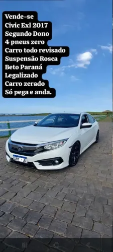 Honda Civic Sedan EXL 2.0 Flex 16V Aut.4p 2017