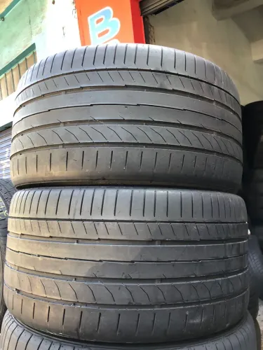 Pneus 285/30/19 continental por 1600$ os 2 seminovos contisportcontact