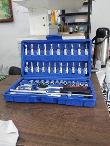 Kit Chave Catraca 46 peças - concerto de moto em casa