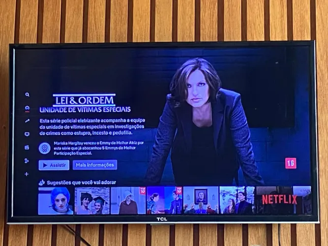 TV TCL 32 Polegadas com Defeito na Tela - Quebra Galho com Controle