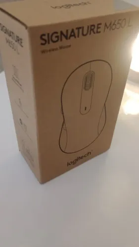 Mouse Sem Fio Logitech Signature M650L Grafite. 2 meses de uso.
