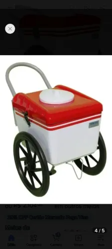 Carro de sorvete e picolé