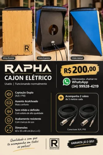 CAJON ELÉTRICO RAPHA