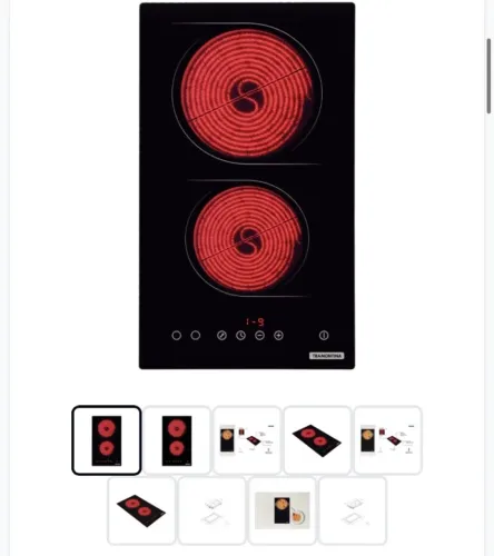 Cooktop Tramontina (mesa partiu)