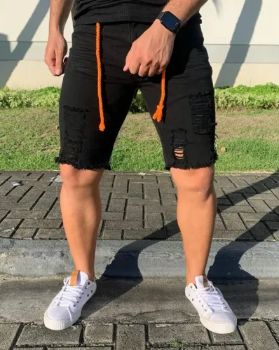 Kits de camisas de algodão com bermudas jeans