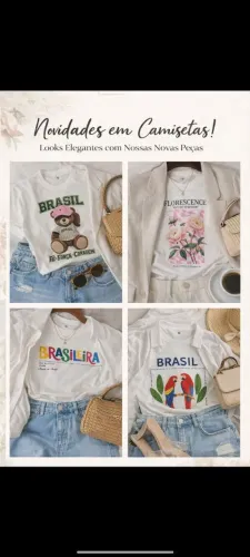 Lindas T-shirts do Brasil
