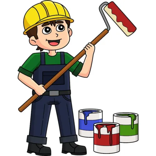 Eu trabalho de pintor