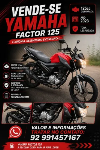 MOTO YAMAHA,125 FACTOR