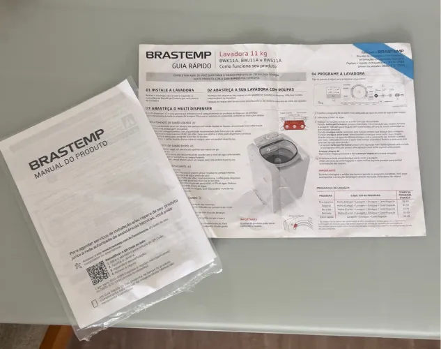 Máquina lava roupas BRASTEMP 11kg funcionando perfeitamente