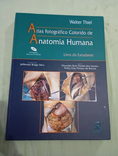 Livro "Atlas Fotográfico Colorido de Anatomia Humana - Livro do Estudante