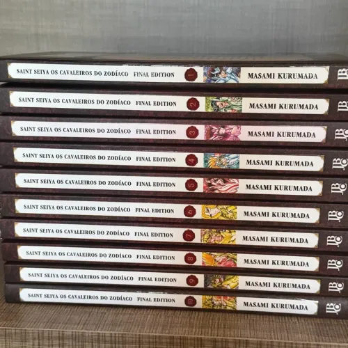 10 Mangás - Saint Seiya Cavaleiros do Zodíaco - Final Edition - JBC - Volumes de 1 a 10