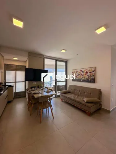 Apartamento mobiliado de 49,37m² com 1 suíte para alugar na AV. João Fiusa, Ribeirão Preto