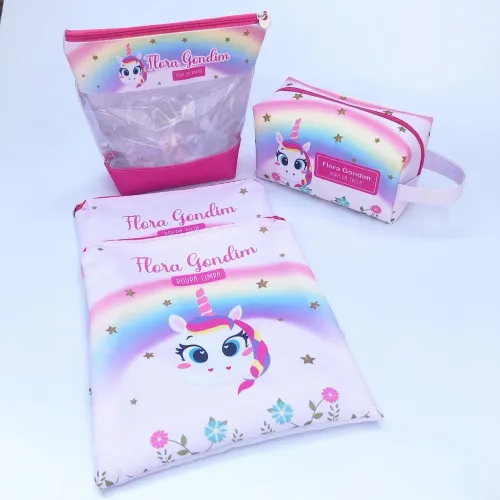     Kit Escolar Impermeável Infantil