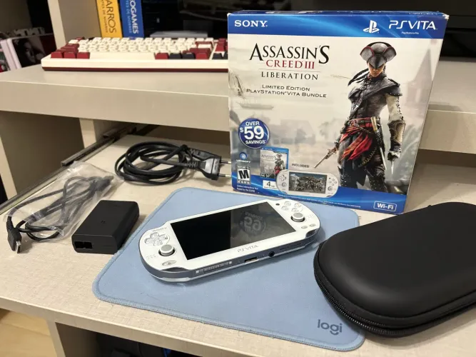 PS VITA OLED Branco impecável