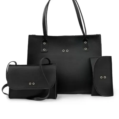 kit 3 bolsas femininas para qualquer ocasião