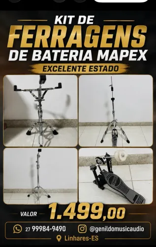 Kit Ferragens de bateria Mapex
