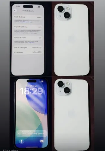 iPhone 15 branco 