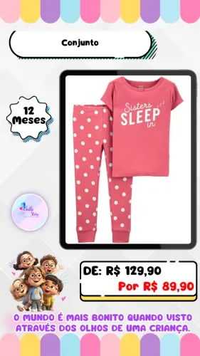 Conjunto Carters 12 Meses
