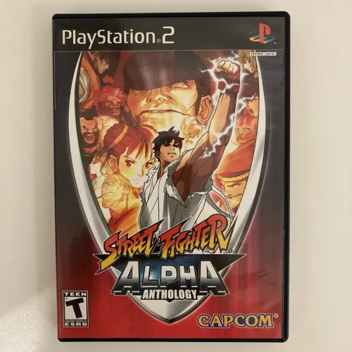 Street Fighter Alpha Anthology americano original PS2