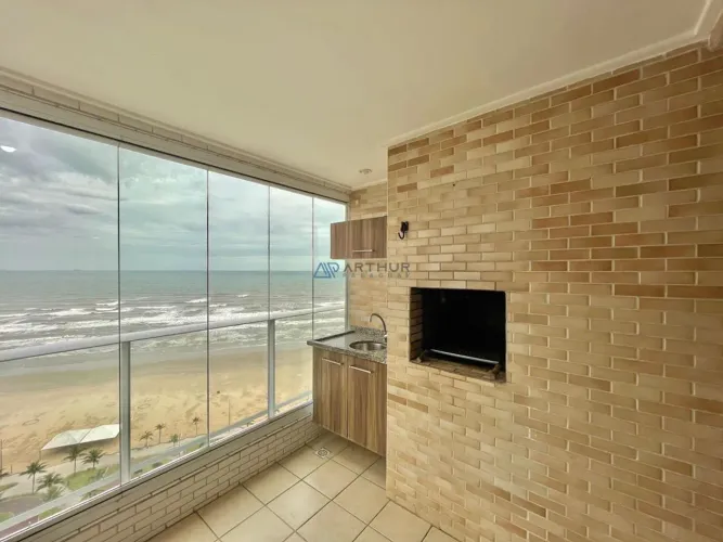 Apartamento Frente Mar para locação em Praia Grande de 2 quartos, 1 vaga e lazer