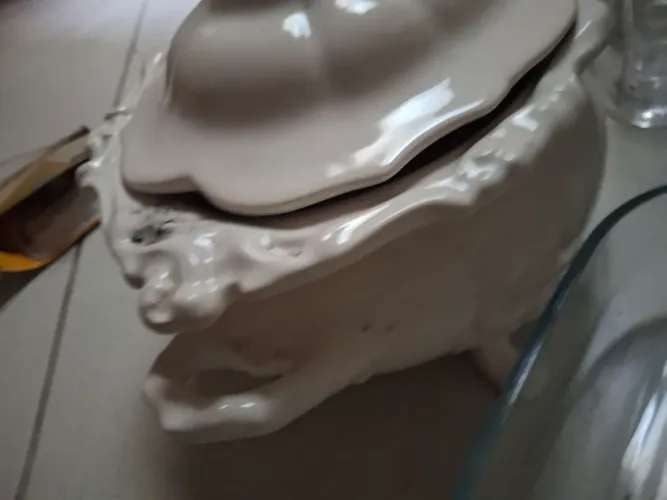 Peça clássica de porcelana comprada em 1950