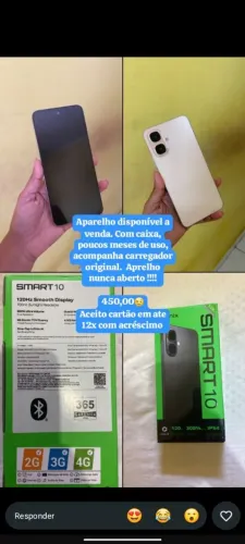 Vendo infinix smart 10