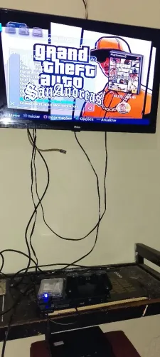 PS2 completo desbloqueado com HD500 externo 157 jogos de PS2 os melhores com garantia
