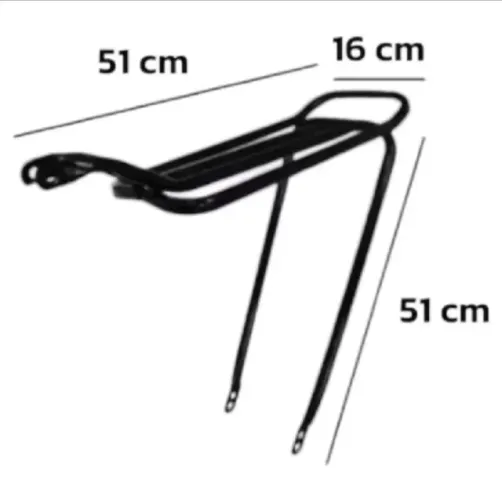 Bagageiro de Bicicleta (Aro 24, 26)